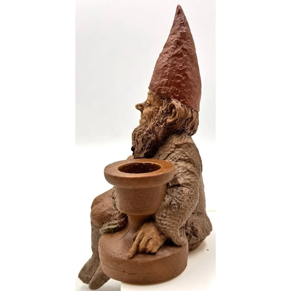 Tom Clark Gnome JACK B NIMBLE Figurine #37 Candlestick Holder Shelf Sitter Books - Picture 6 of 9
